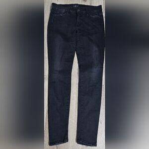 MOTHER The Looker Skinny Jeans in Nine Lives Black Size 30